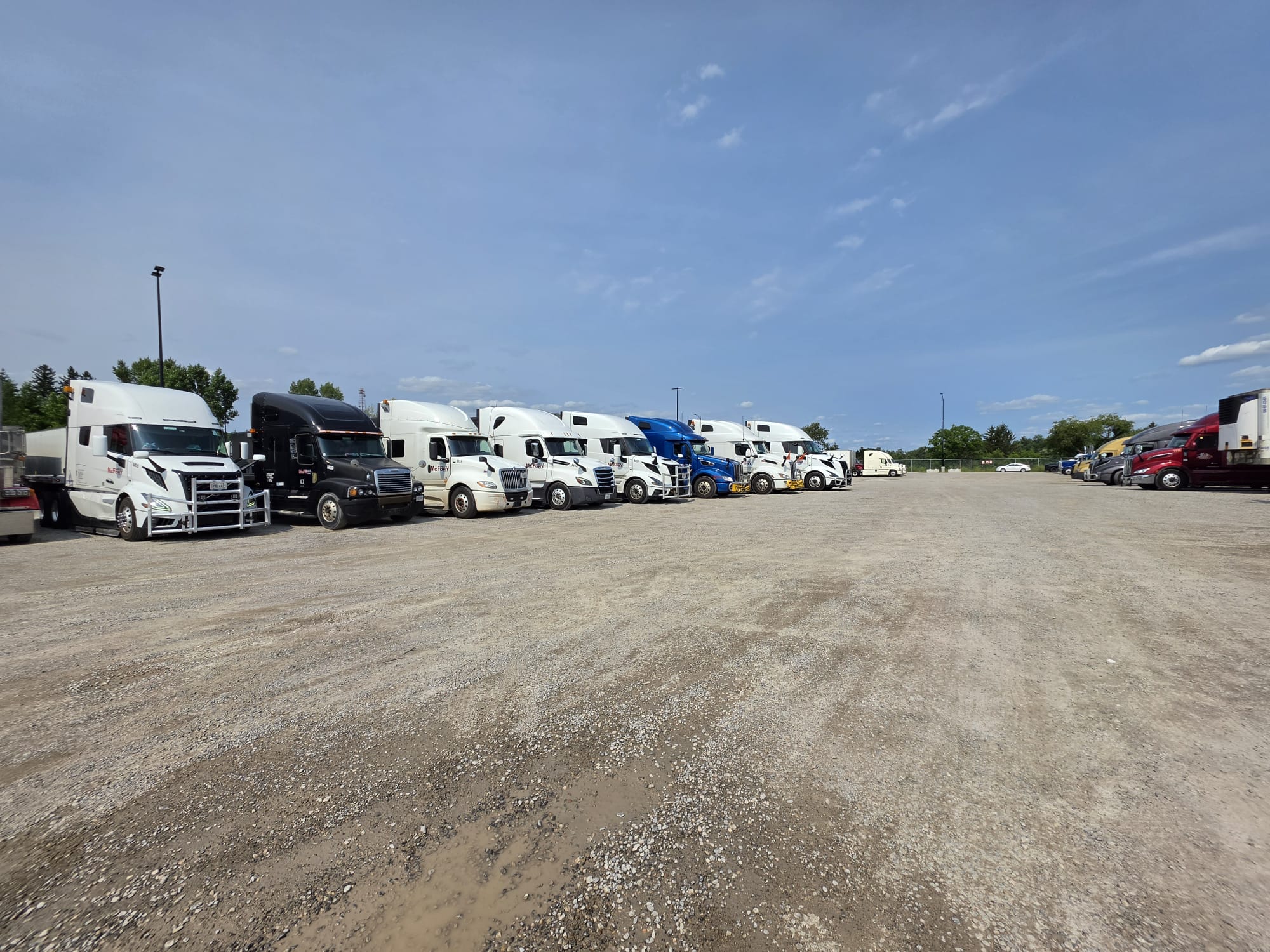 Yard overview · mixed fleet